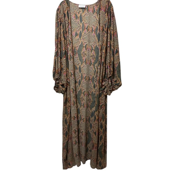 Elegant Multicolor Maxi Dress - Picture 1 of 8